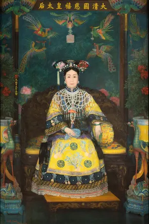 With the Empress Dowager of China